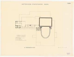 Staatstheater Kassel: Grundriss 3. OG 1:200