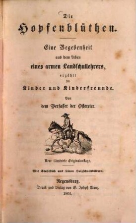 Illustrirte Ausgabe der kleinen Erzählungen : Mit Stahlstichen u. feinen Holzschnitten, 9