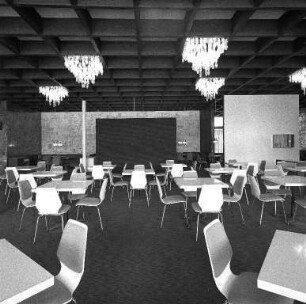 Café-Restaurant Nancy im Stadtgarten, eingerichtet anlässlich der Bundesgartenschau 1967.