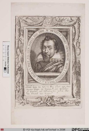 Bildnis Hendrik Graf van s' Heerenberg, heer van Stevensweerd