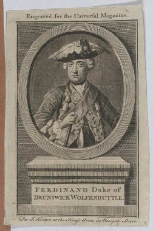 Bildnis des Ferdinand, Herzog von Braunschweig-Lüneburg