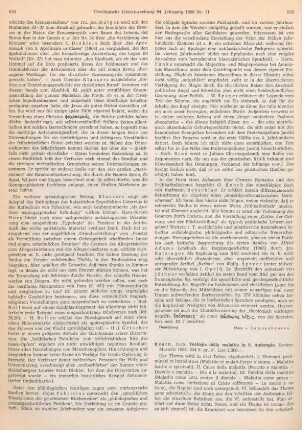 836-837 [Rezension] Beato, Luca, Teologia della malattia in S. Ambrogio