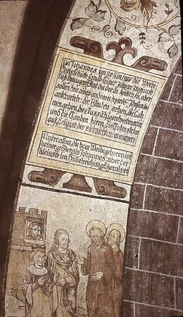 Johannes der Täufer schickt aus dem Gefängnis zwei Jünger zu Christus