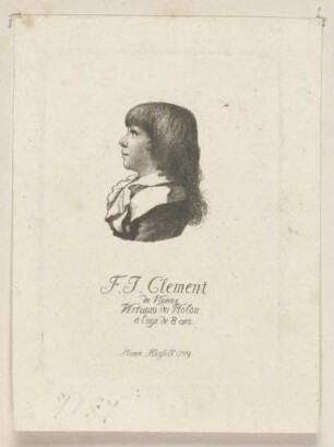 Bildnis des F. J. Clement