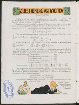 Cuestiones de aritmética