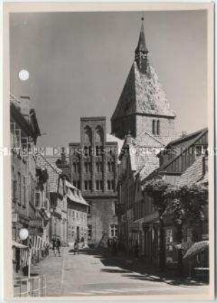 Mölln, Kirche St. Nicolai und Rathaus