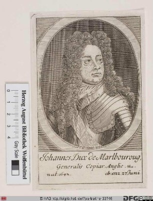 Bildnis John Churchill, 1689 Earl, 1702 1. Duke of Marlborough