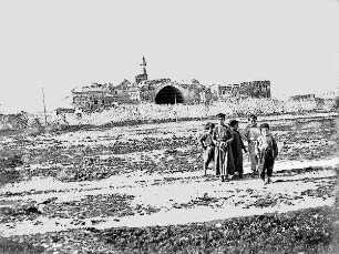 Aleppo, Blick auf die mamelukischen Königsgräber