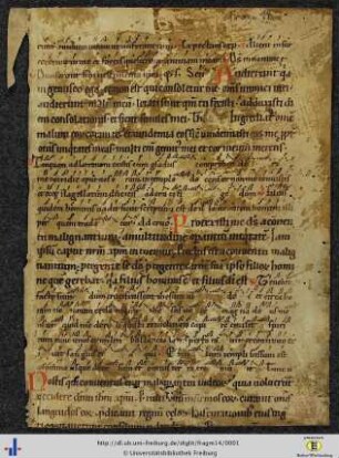 Fragment aus Antiphonarium