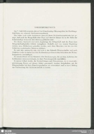 Vorbemerkungen