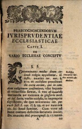 Institutiones iurisprudentiae ecclesiasticae : Addita processu consistoriali