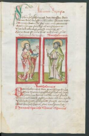 Johannes der Täufer und Bartholomäus ap.