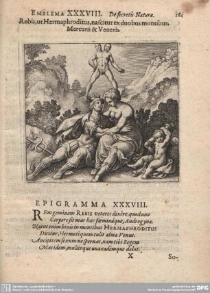 Emblema XXXVIII. De secretis Naturae.