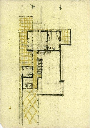 Rosenbauer, Gregor; Kressbronn; Atelier Müller-Oerlinghausen - Ateliergebäude (Grundriss)
