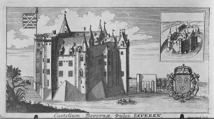 Ansicht der Burg Beveren in Belgien
