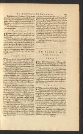 In Librum Ad Senatorem
