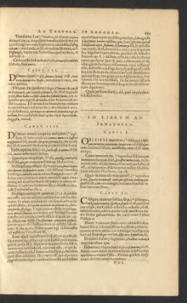 In Librum Ad Senatorem