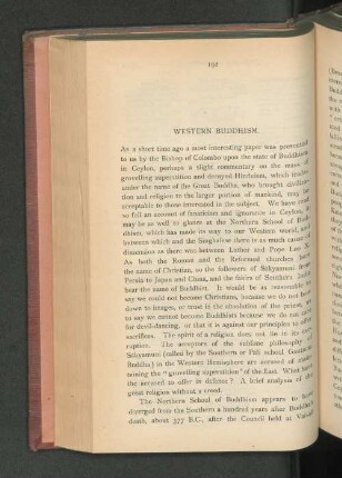 Western Buddhism.