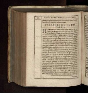 Paraphrasis Huius Partis