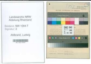 Entnazifizierung Ludwig Ahlbrand , geb. 15.10.1904 (Monteur)