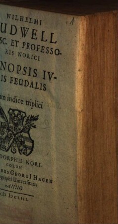 Wilhelmi Ludwell Synopsis iuris feudalis