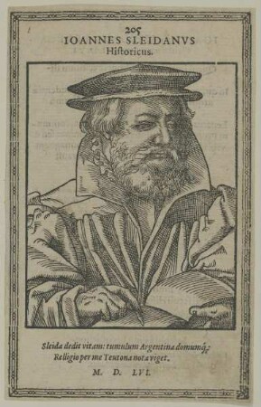 Bildnis des Ioannes Sleidanvs