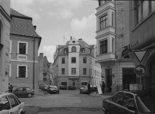 Blick zur Einmündung Große Nikolaistraße