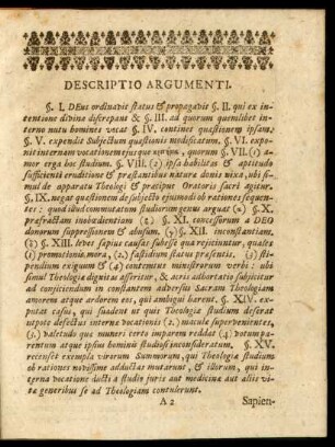 Descriptio Argumenti