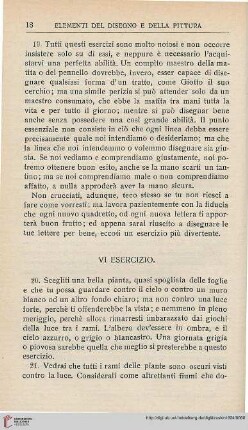 VI. Esercizio