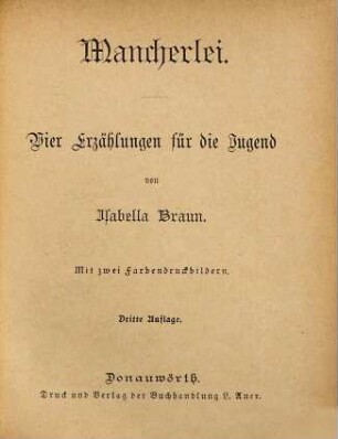 Gesammelte Erzählungen, 3