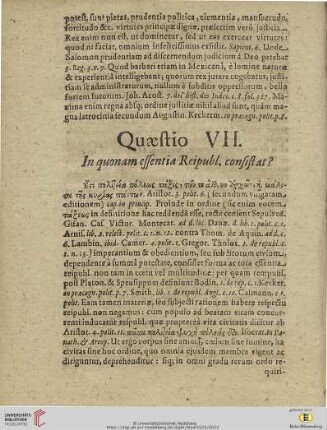 Quaestio VII