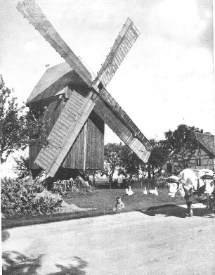 Belgershain-Köhra. Bockmühle, aus einem Kalender, Repro