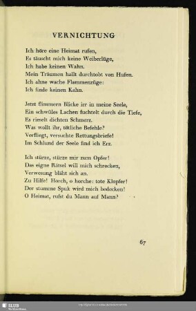 Vernichtung