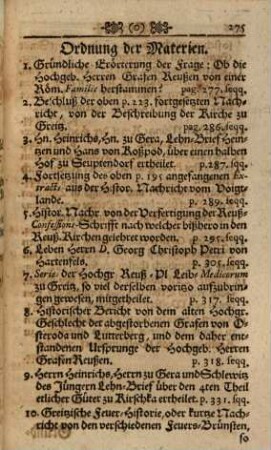 Erläutertes Voigtland, Oder vermischte zu Ergäntzung und Verbesserung der Hoch-Gräfl. Reuß-Pl. Historie dienliche Anmerckungen. 4 (1727)