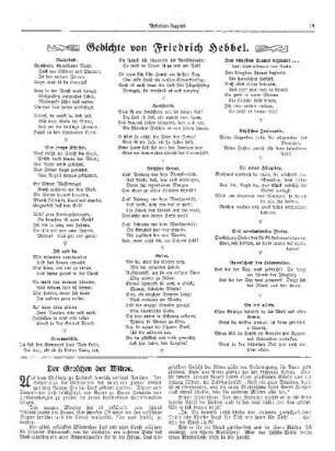 Gedichte von Friedrich Hebbel : [Beilage zur "Arbeiter-Jugend"]