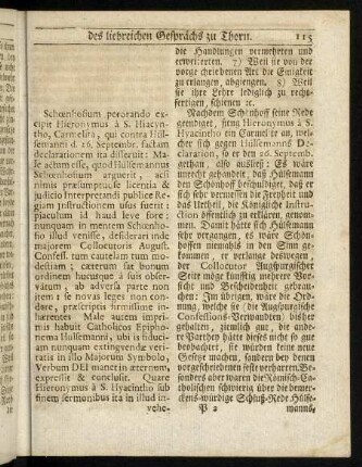 115-126, Nachdem Schonhoff seine Rede geendiget, ...