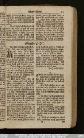 Abend-Lieder.