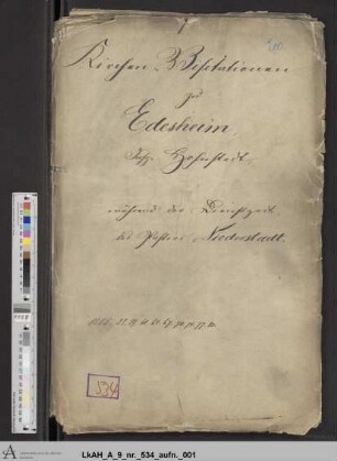 Edesheim: Visitationsakten