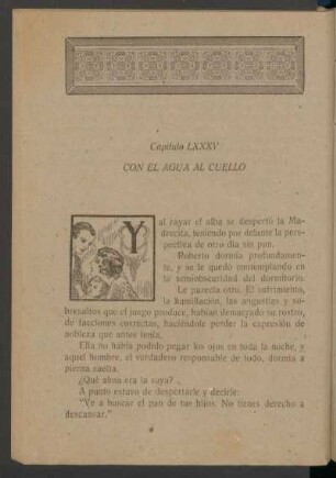 Capítulo LXXXV - Con el agua al cuello
