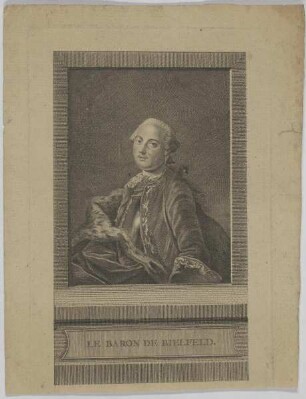 Bildnis des Jakob Friedrich de Bielfeld