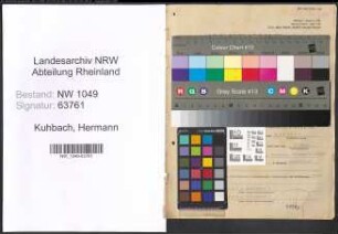 Entnazifizierung Hermann Kuhbach , geb. 03.08.1893 (Hausmeister)