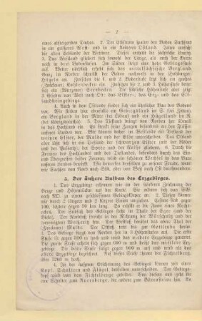 3. Der äußere Aufbau des Erzgebirges