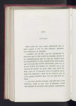 XVI L'obéissance.