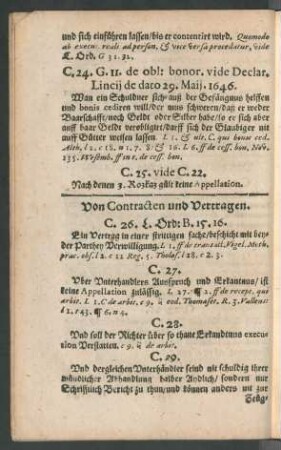 Von Contracten und Vertragen