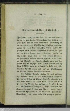 Die Heiligenbilder zu Rochlitz