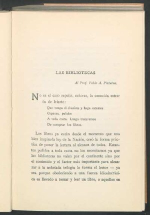 Las bibliotecas