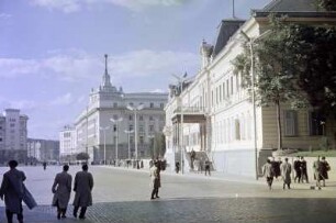Das Parteigebäude der Kommunistischen Partei, heute Regierungsgebäude Bulgariens in Sofia