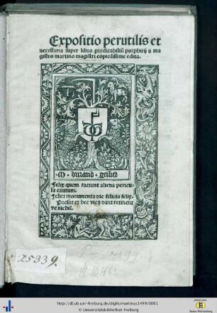 Expositio super Praedicabilia Porphyrii