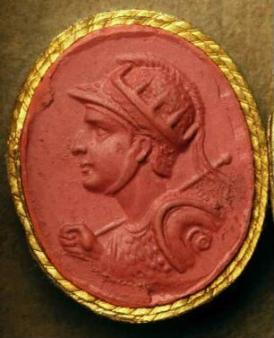 Brustbildnis eines Mannes (Daktyliothek, Das Alterthum nach Lippert und Visconti)