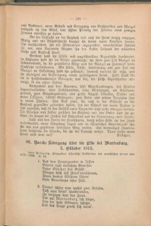 86. Yorcks Übergang über die Elbe bei Wartenburg. 3. Oktober 1813.